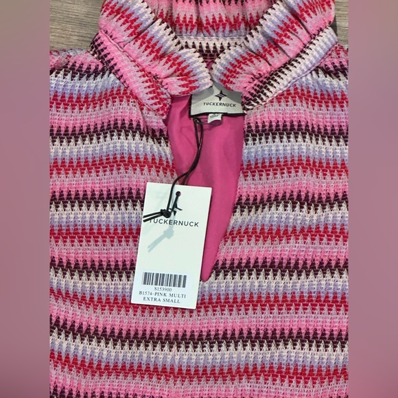 NWT! Tuckernuck Zigzag Knit Stripe Crawford Dress Size XS - Picture 4 of 10